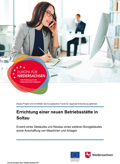 Für die Region -  gefördert durch den Europäischen Fonds für regionale Entwiclkung.